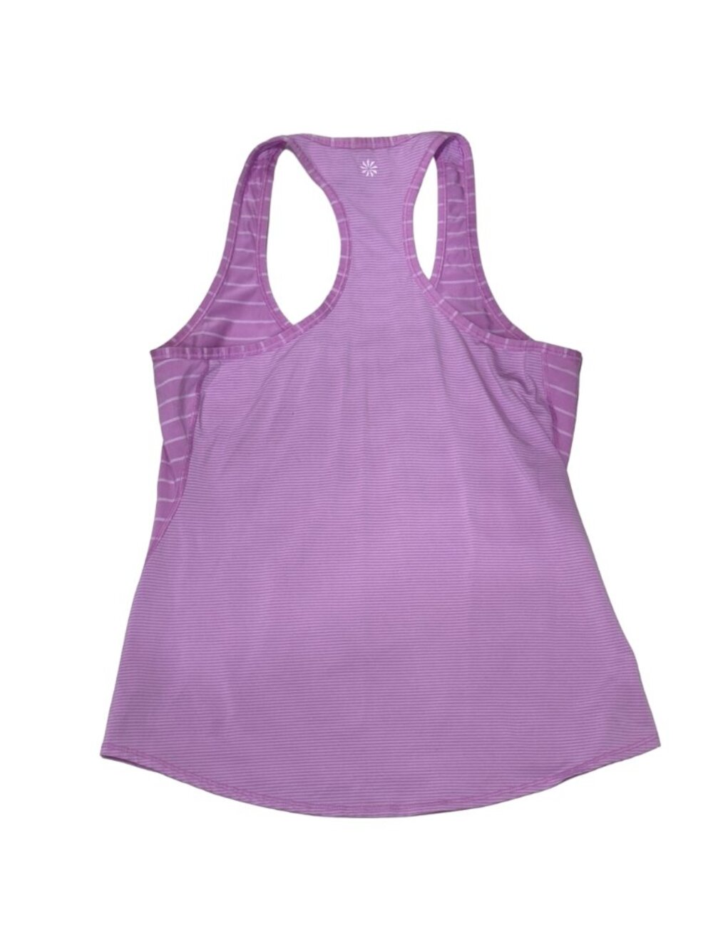 ATHLETA Women's Athletic Activewear Top Pink Striped Racerback Tank Size S - Picture 4 of 10